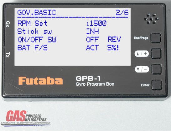 HeliFreak - View Single Post - Governor Setup - Futaba GY760R